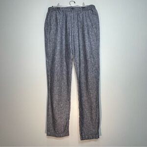 BANANA REPUBLIC Men's Linen Blend Pants AthleticTapered Blue Chambray Sz 32x30.5